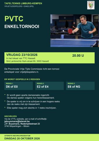 PVTC Enkeltornooi